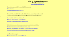 Desktop Screenshot of mariosousa.se